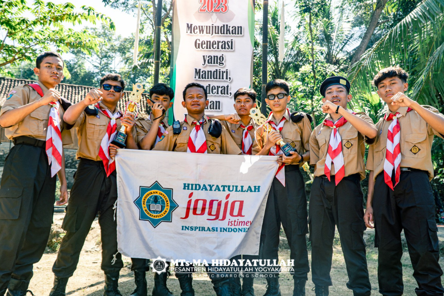 Santri MTs-MA Hidayatullah Yogyakarta mengikuti Perkasisma ke 3