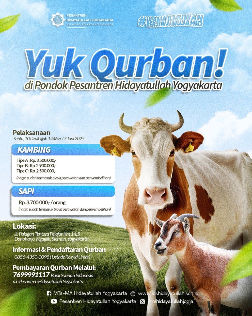 QURBAN DI PESANTREN HIDAYATULLAH YOGYAKARTA