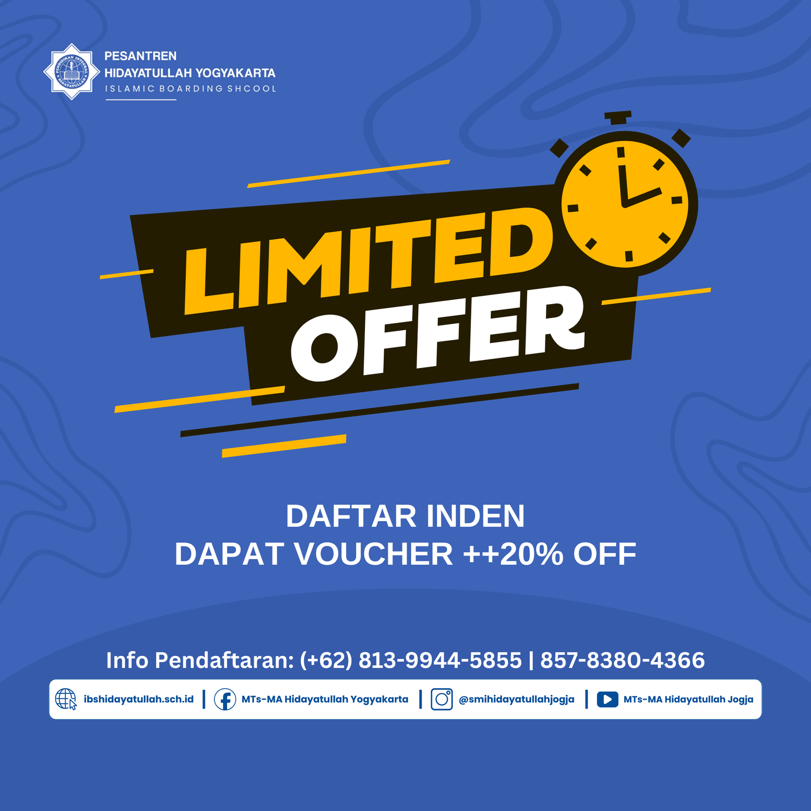 pendaftaran inden Pesantren Hidayatullah Yogyakarta